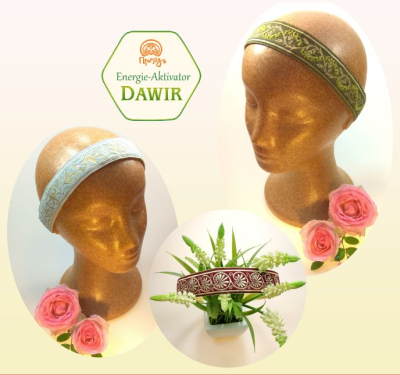 Stirnbänder mit Energie-Aktivator DAWIR (ohne Umrandung)