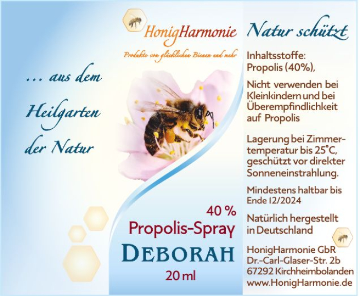 Propolis Spray DEBORAH - 40% - 20 ml